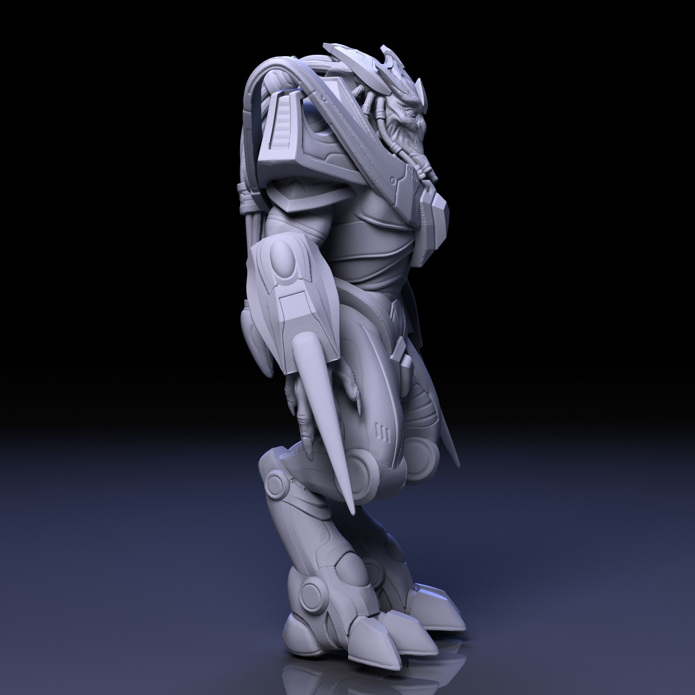 Zealot - starcraf2 3D print model_1