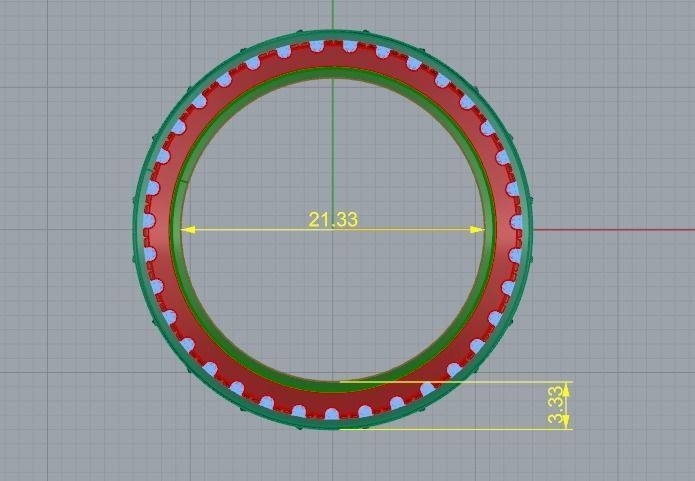 Ring Model 1741 3D print model_5