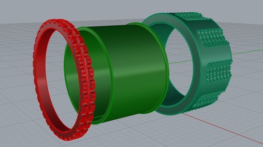 Ring Model 1741 3D print model_3