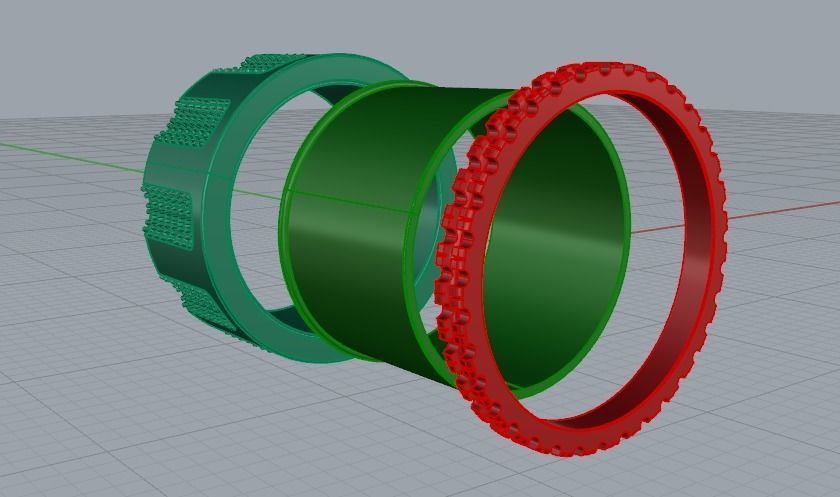 Ring Model 1741 3D print model_4
