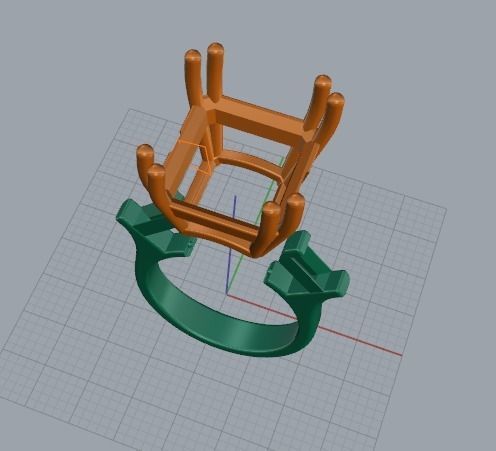 Ring Model 1739 3D print model_3