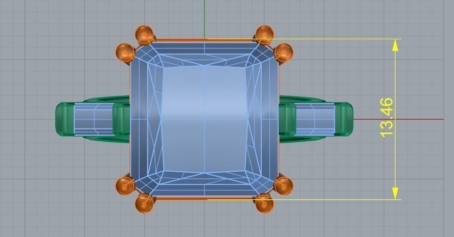 Ring Model 1739 3D print model_7