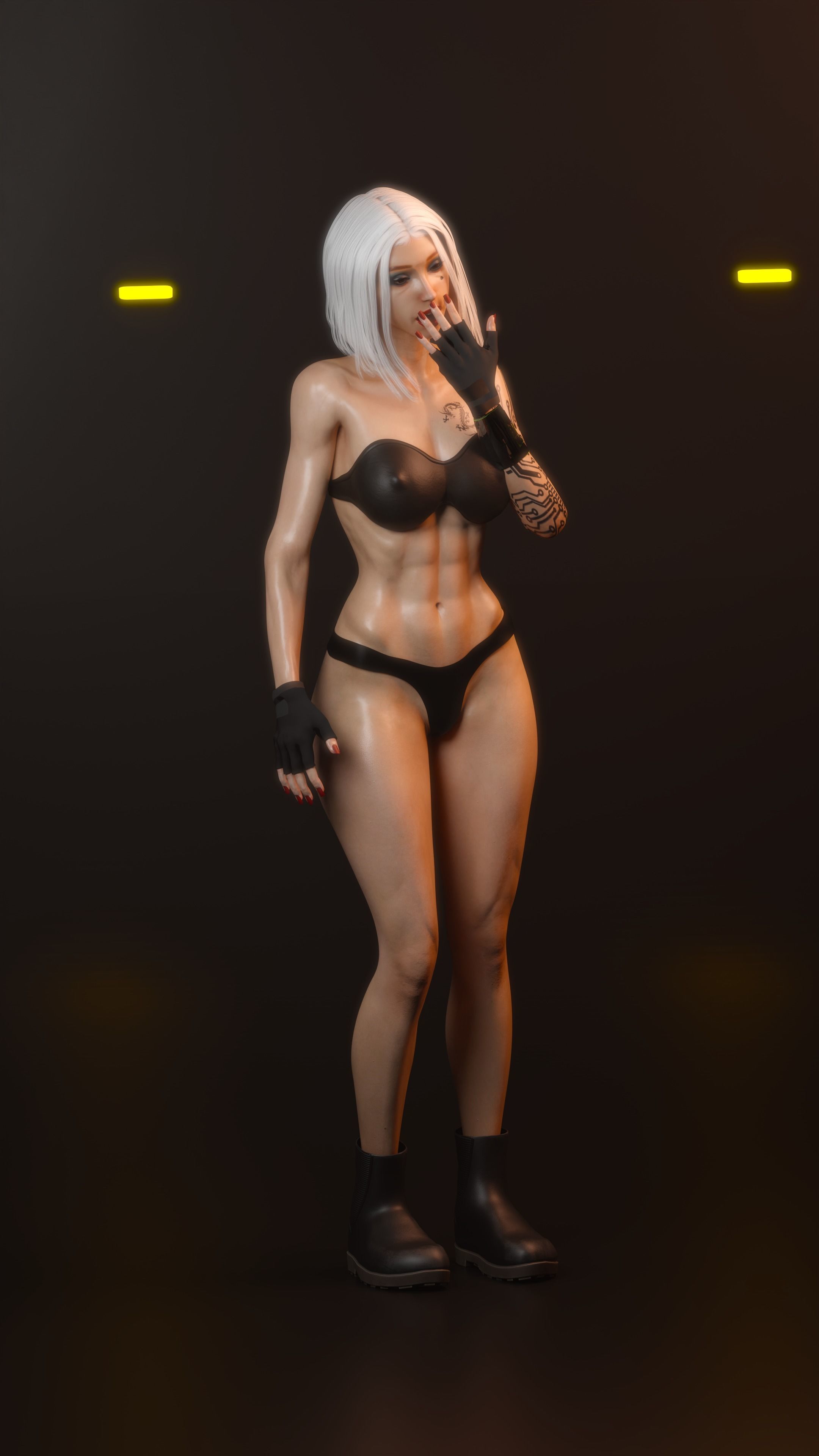 Fantasy Dystopian Warrior Character - Vega 3D model_1