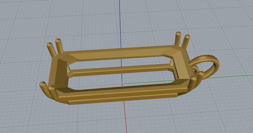 Pendant 3dm render stl obj Model 1752 3D print model_2