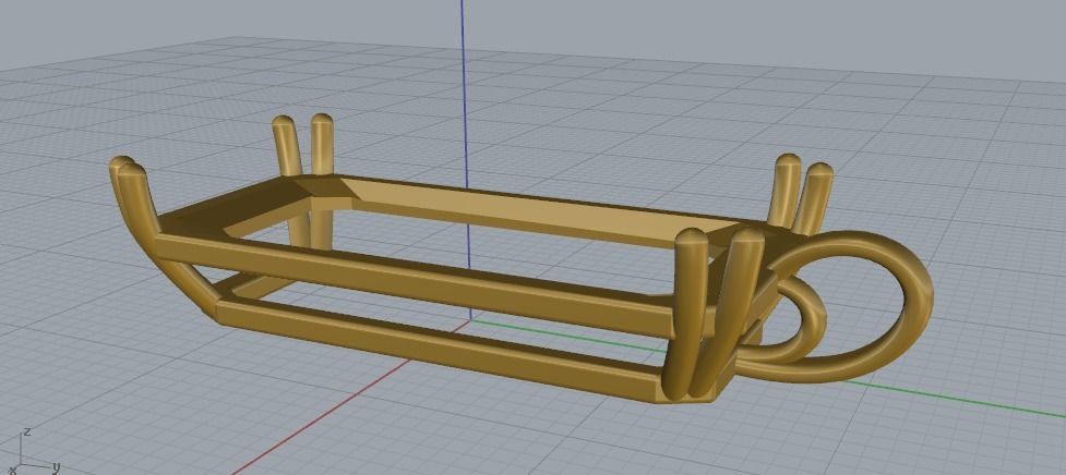 Pendant 3dm render stl obj Model 1752 3D print model_3