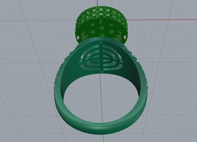 Ring 3dm render stl obj Model 1751 3D print model_3