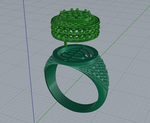 Ring 3dm render stl obj Model 1751 3D print model_2