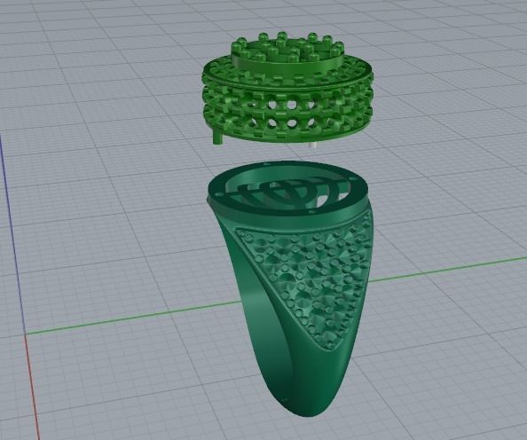 Ring 3dm render stl obj Model 1751 3D print model_4