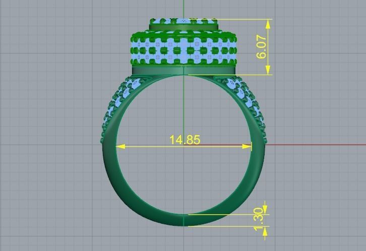 Ring 3dm render stl obj Model 1751 3D print model_5