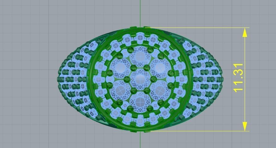 Ring 3dm render stl obj Model 1751 3D print model_6