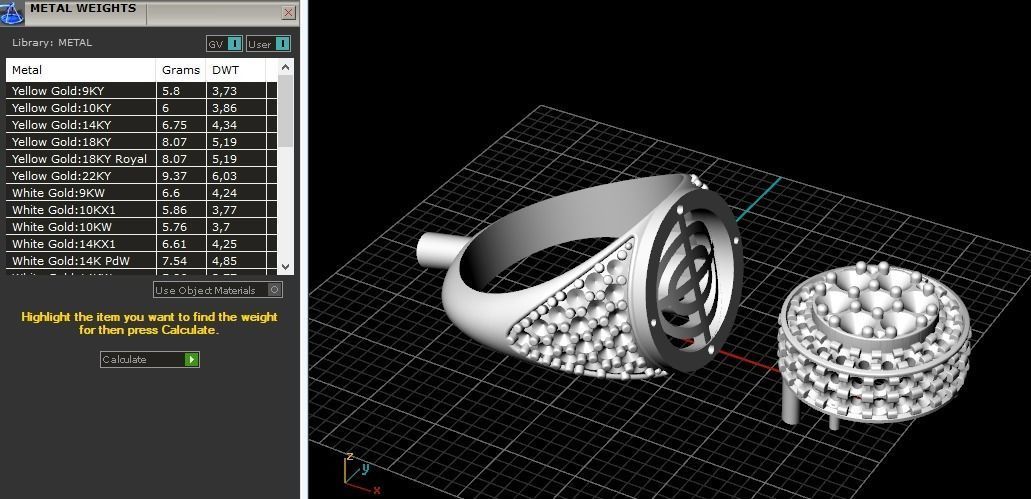 Ring 3dm render stl obj Model 1751 3D print model_8