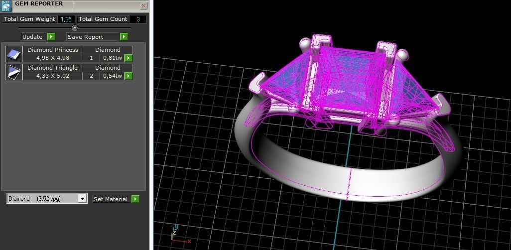 Ring Model 1749 3D print model_8