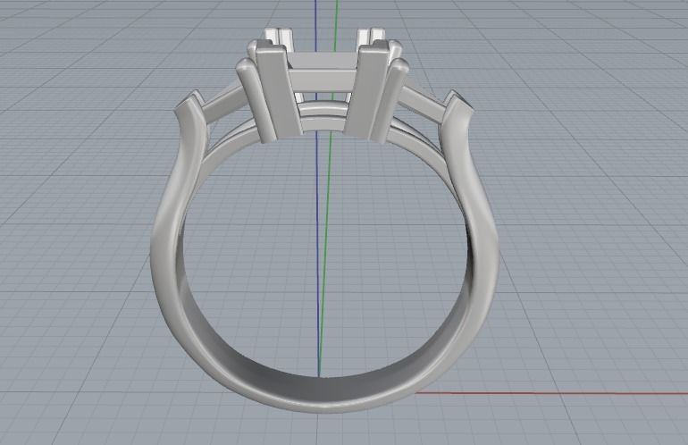 Ring Model 1749 3D print model_3