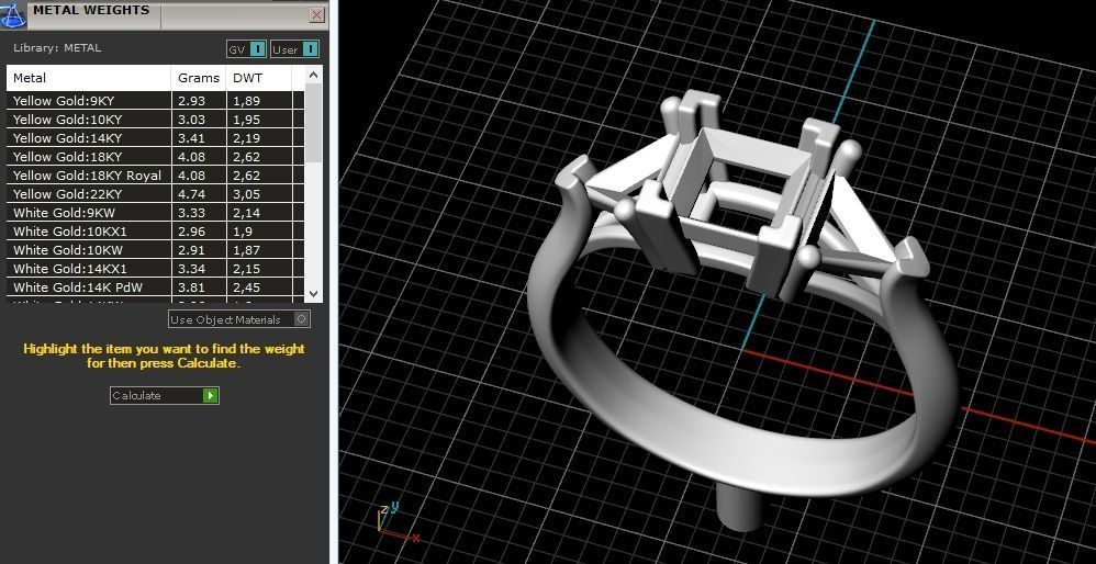 Ring Model 1749 3D print model_7