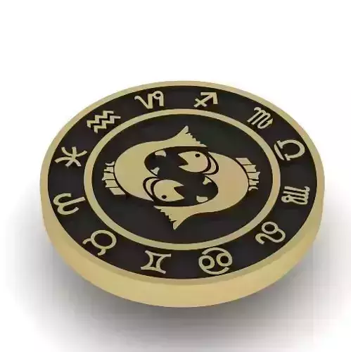 Pisces zodiac sign Model 1761