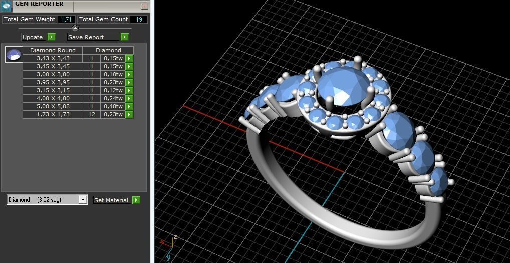 Ring Model 1769 3D print model_9