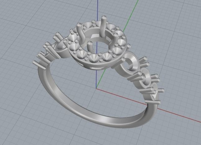 Ring Model 1769 3D print model_2