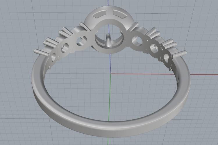 Ring Model 1769 3D print model_4
