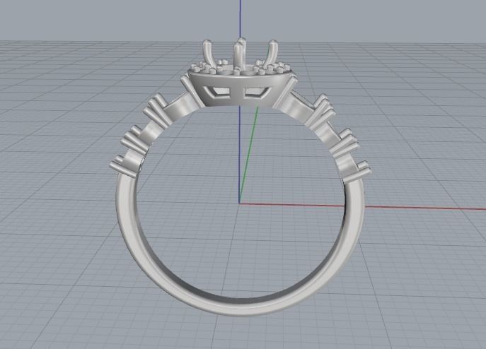 Ring Model 1769 3D print model_3