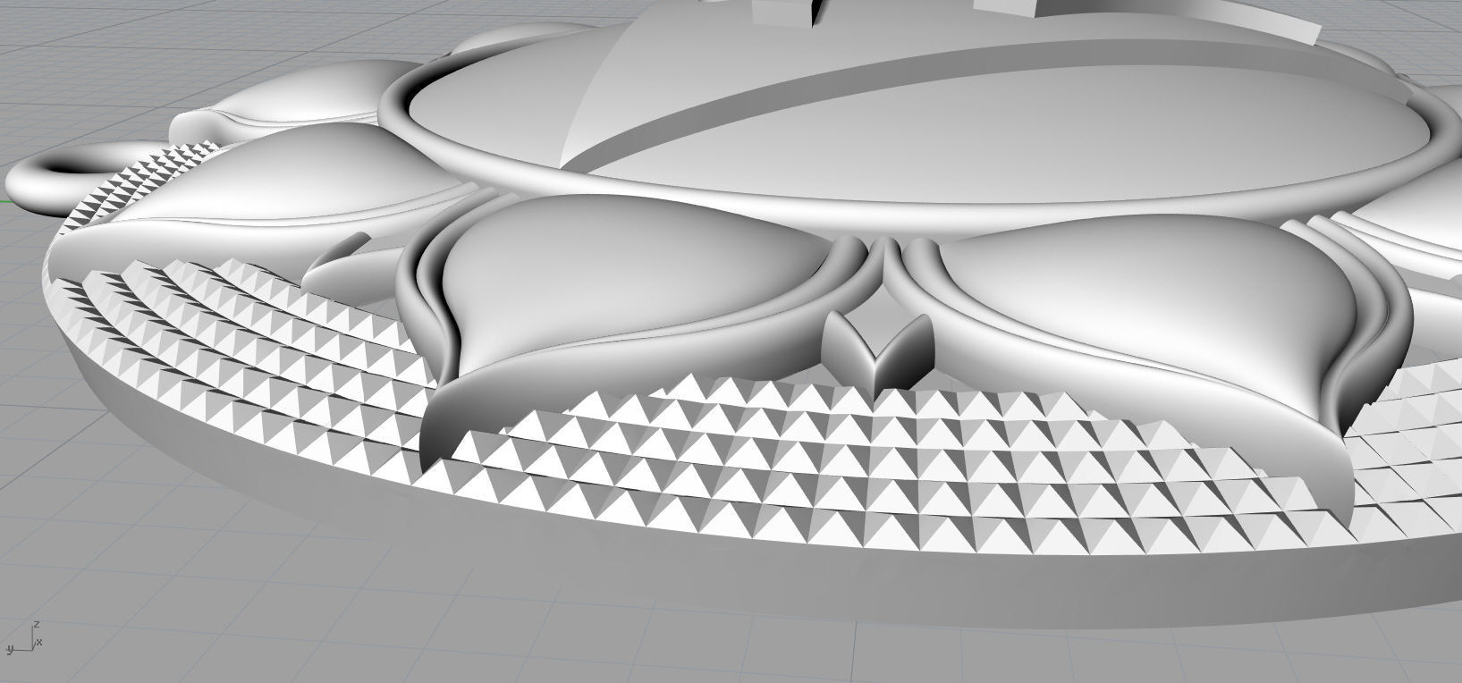 Manipura chakras Pendant  3D print model_15