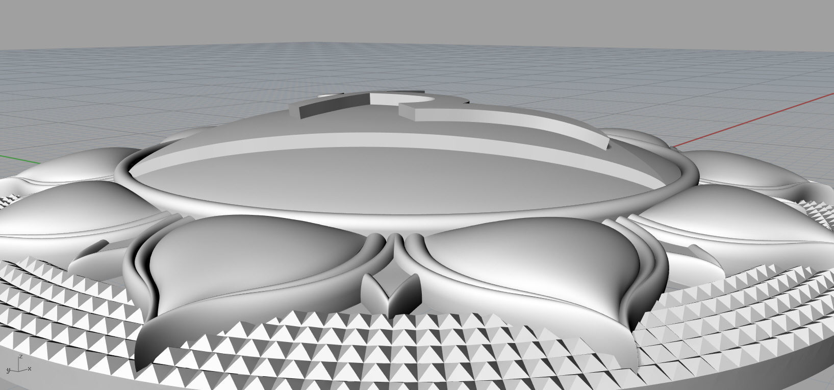 Manipura chakras Pendant  3D print model_13