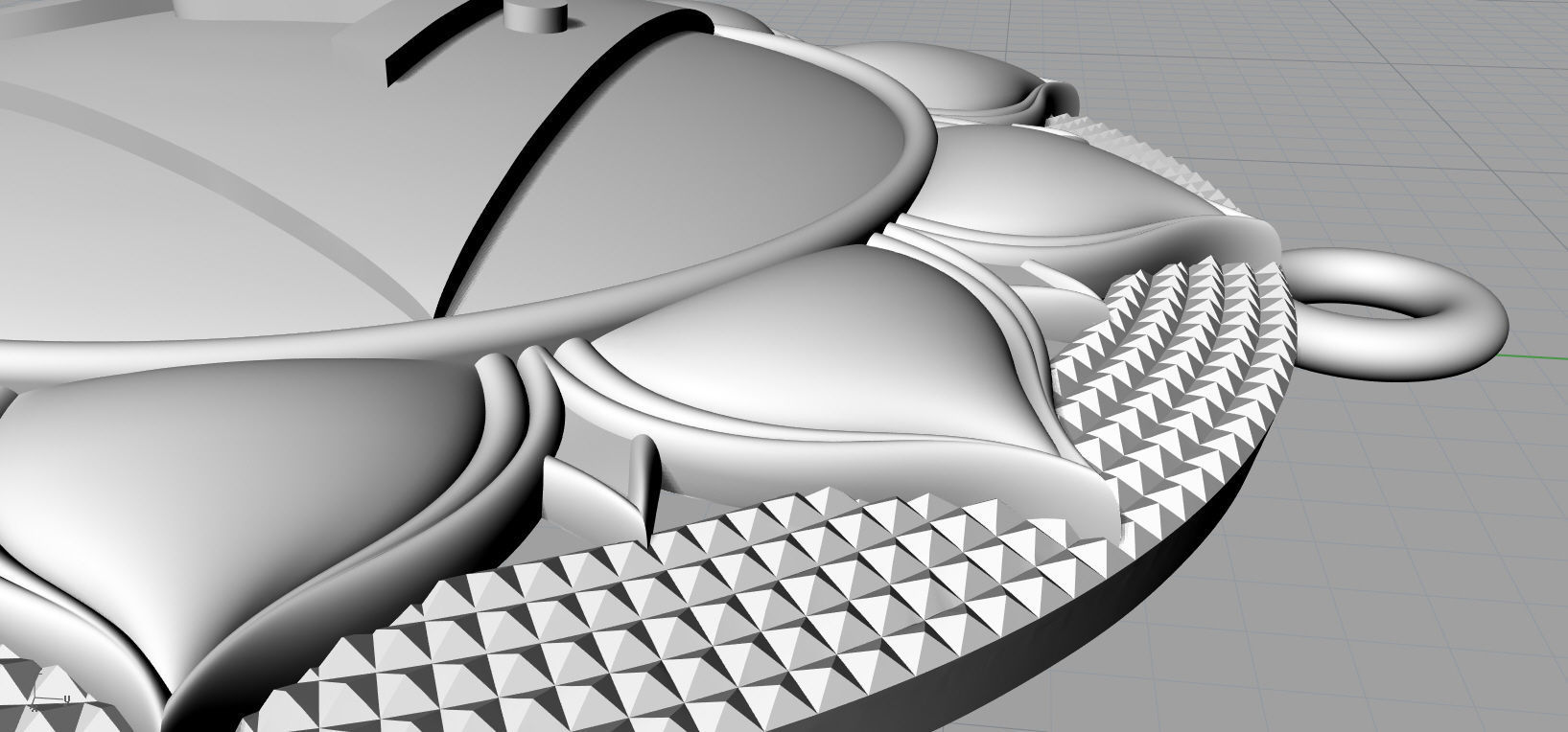 Manipura chakras Pendant  3D print model_14