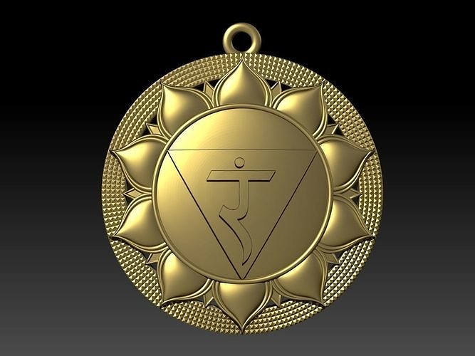 Manipura chakras Pendant  3D print model