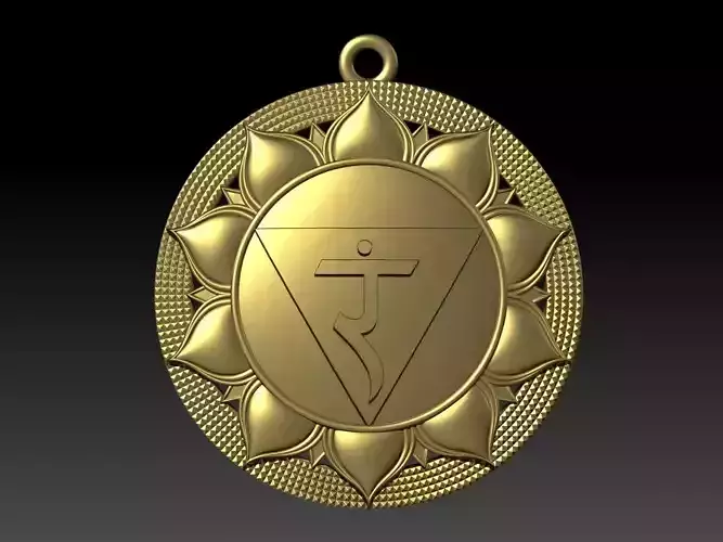 Manipura chakras Pendant  3D print model