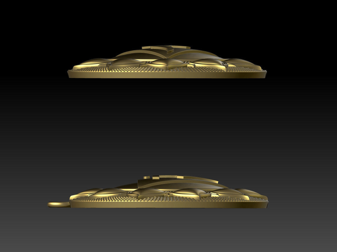 Manipura chakras Pendant  3D print model_7