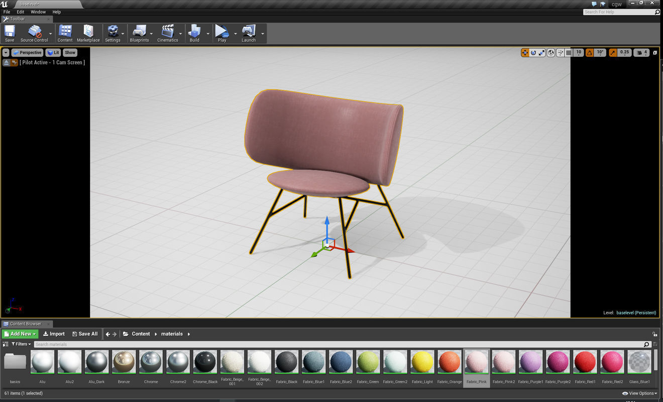 PlusHalle Stella 2-0 UE4 Low-poly 3D model_1