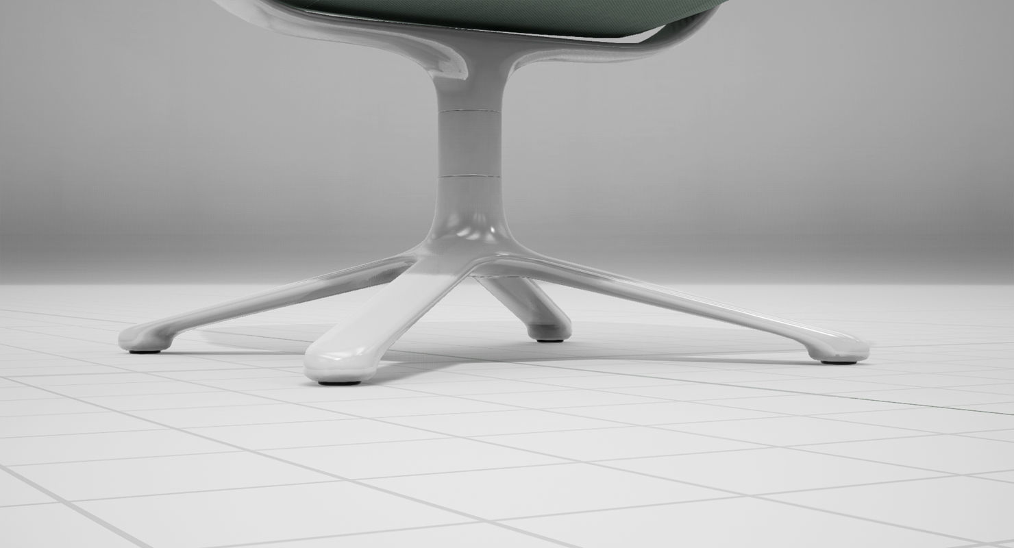 PlusHalle Scoop Chair UE4 Low-poly 3D model_10