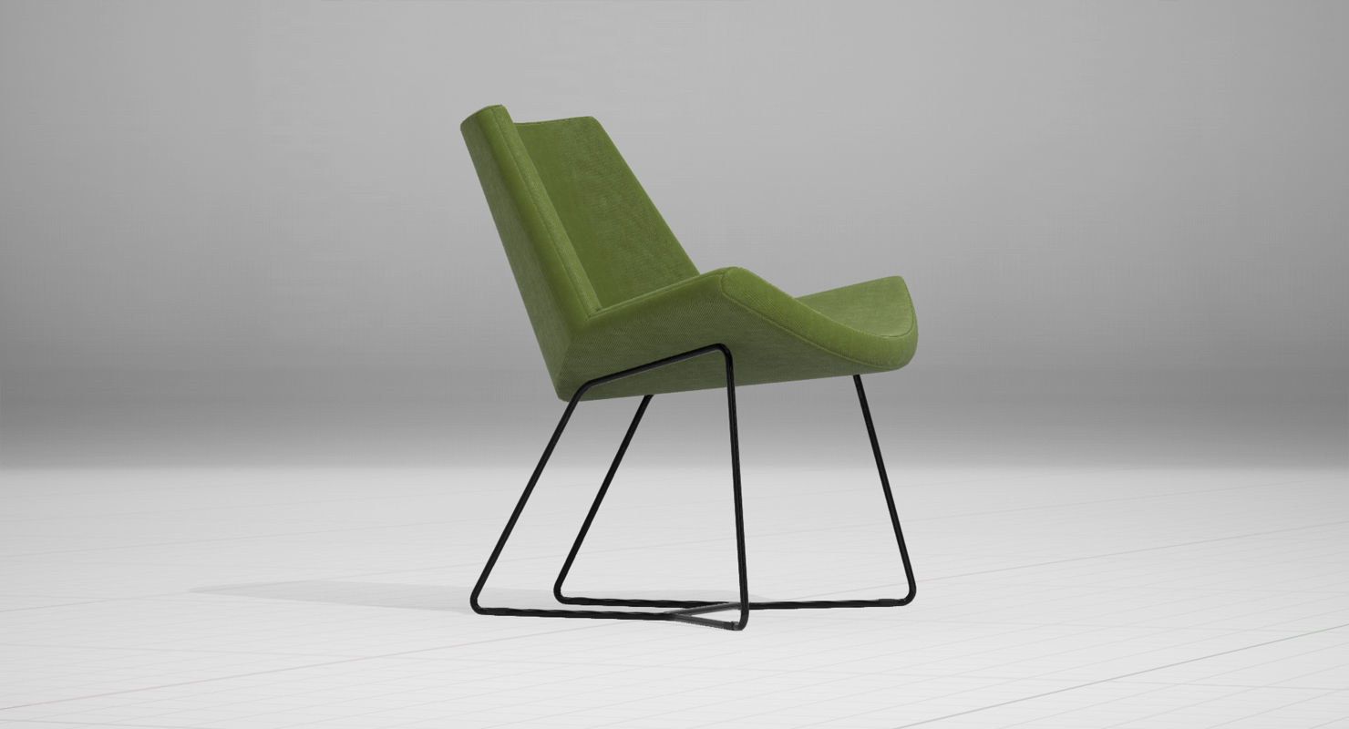 PlusHalle Lotus Chair UE4 Low-poly 3D model_11