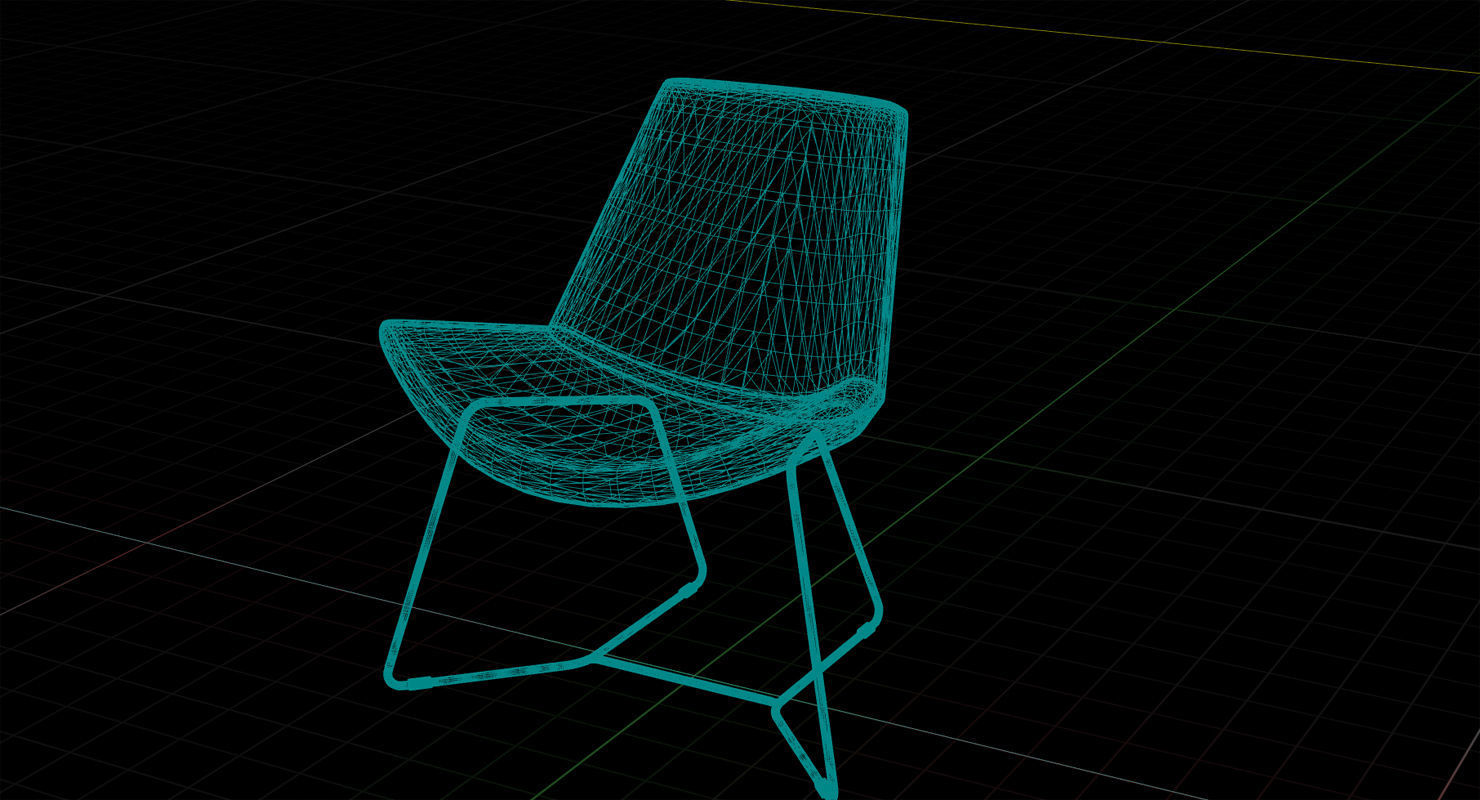 PlusHalle Lotus Chair UE4 Low-poly 3D model_3