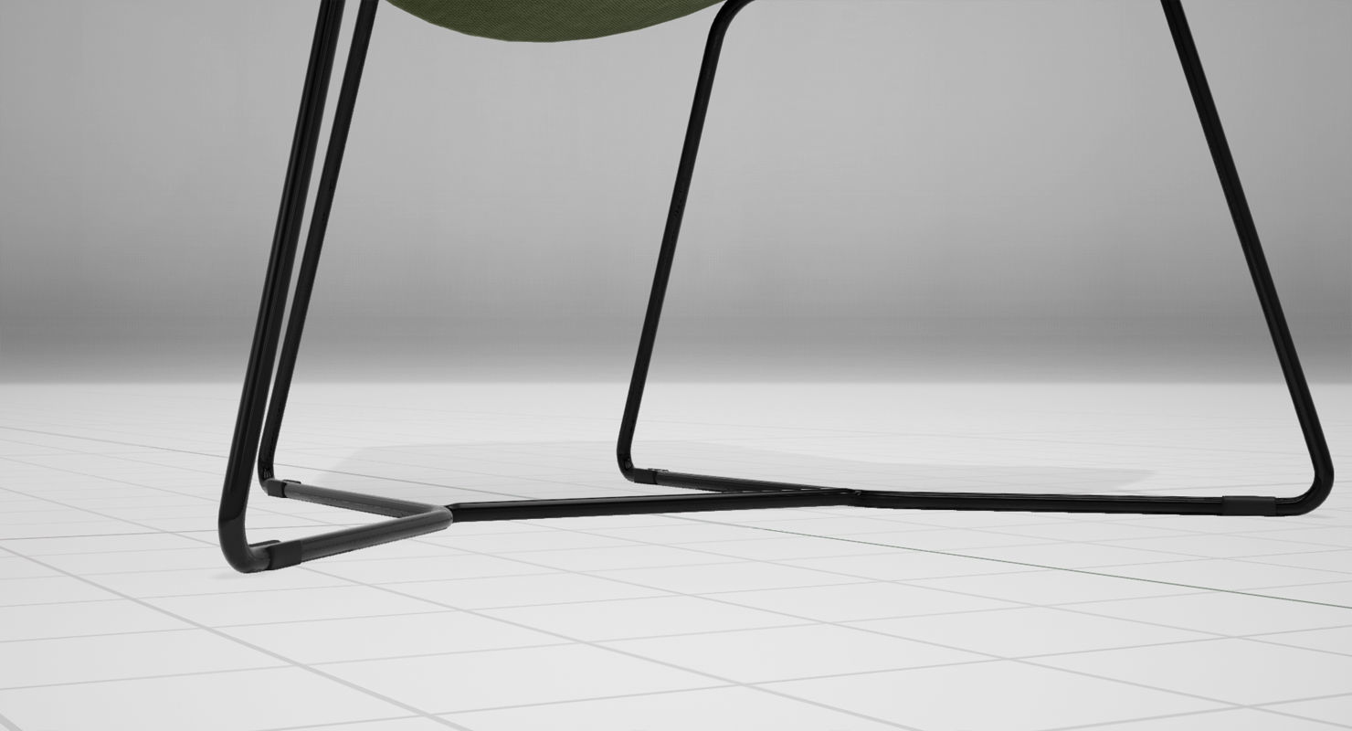 PlusHalle Lotus Chair UE4 Low-poly 3D model_10