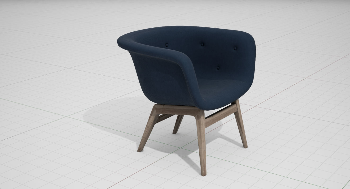 PlusHalle Chester UE4 Low-poly 3D model_5