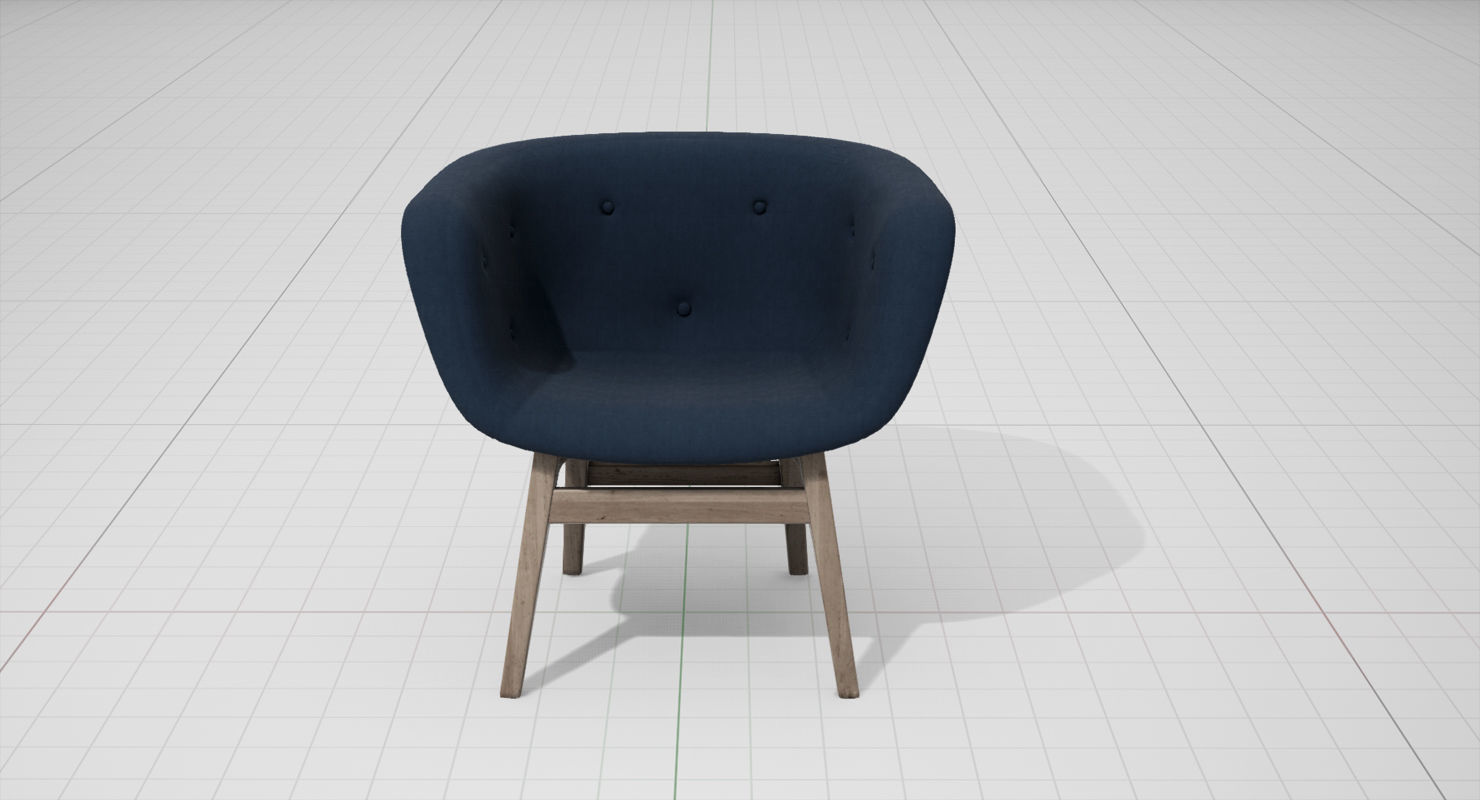 PlusHalle Chester UE4 Low-poly 3D model_4