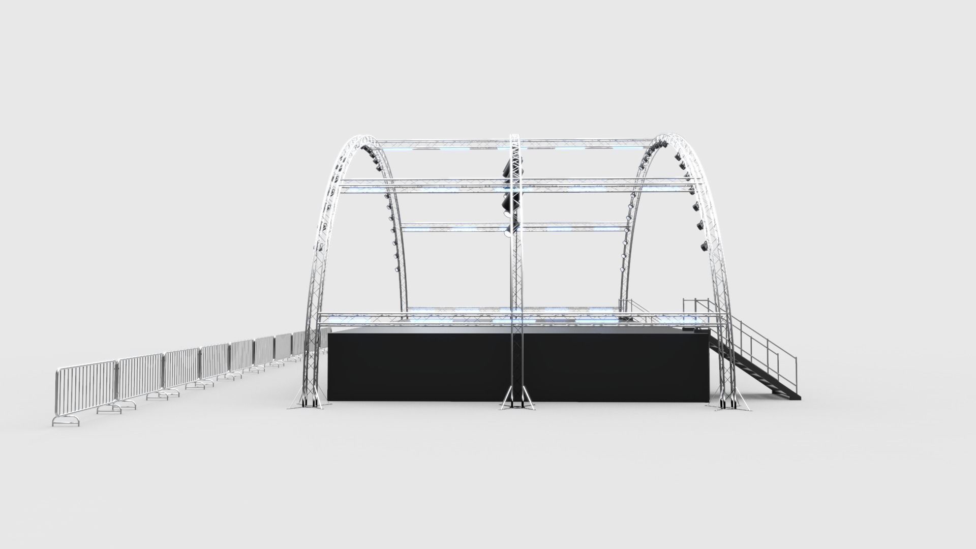 Concert Stage 9 3D model_7