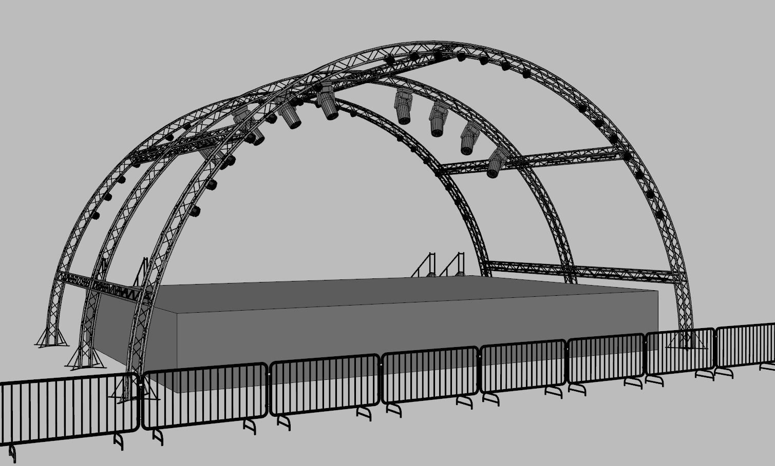 Concert Stage 9 3D model_8