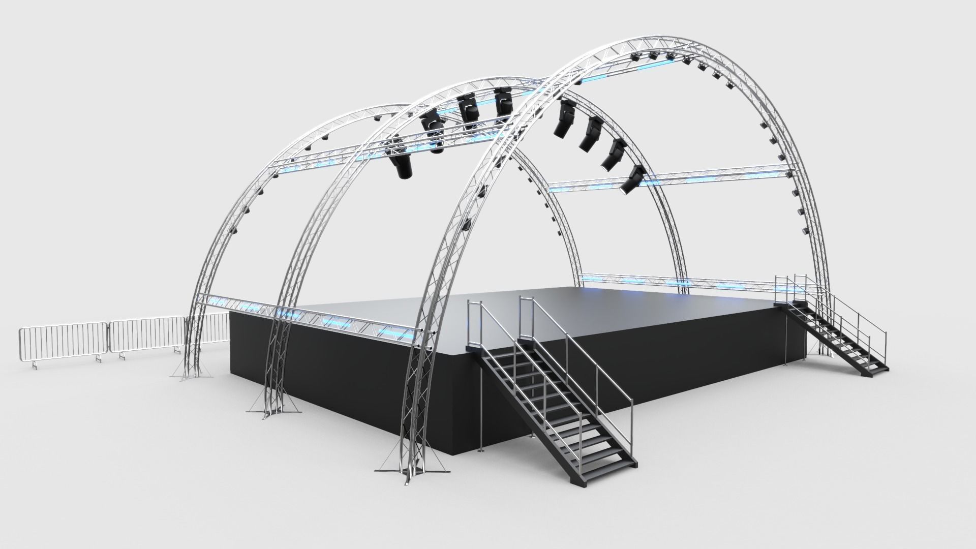 Concert Stage 9 3D model_5