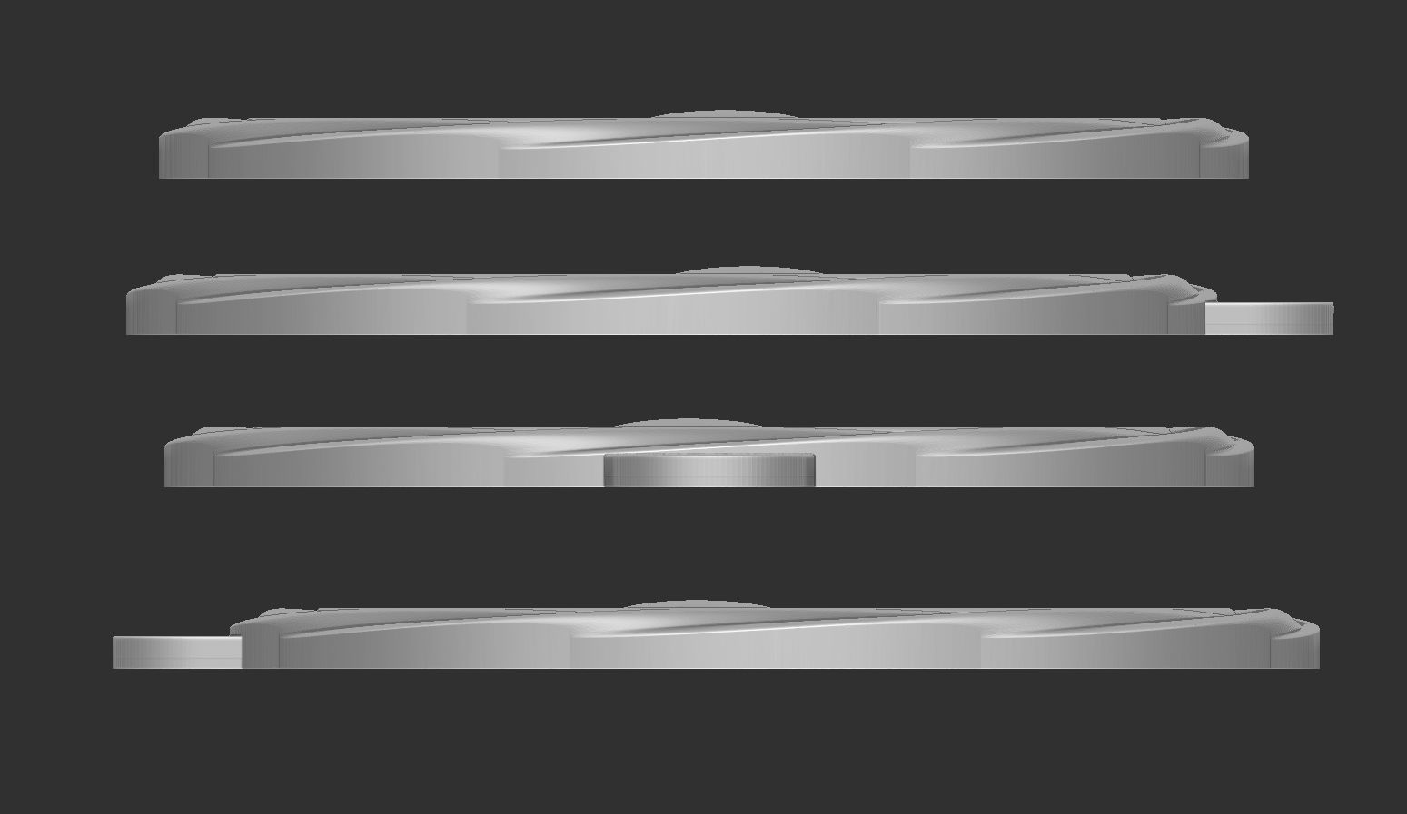 Ping Pong Award Medal 3D print model_7