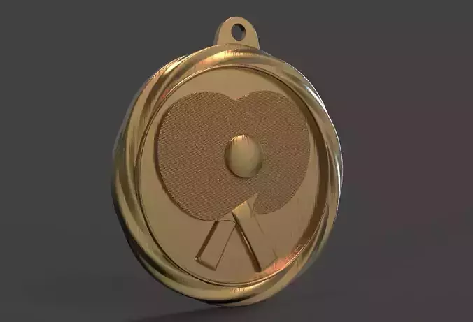 Ping Pong Award Medal