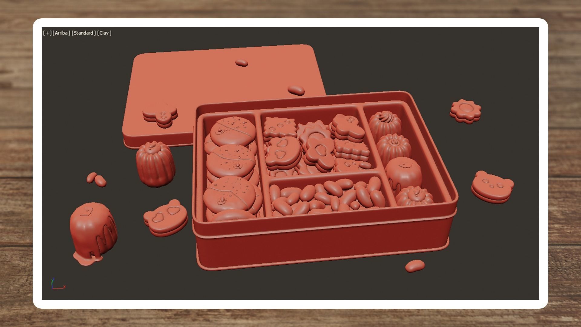 Vintage Delight Low-poly 3D model_5