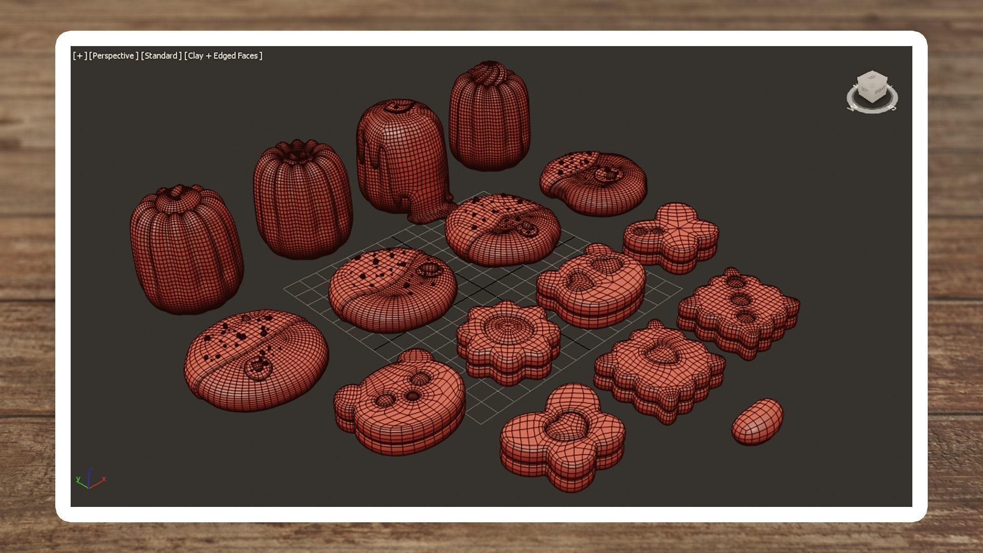 Vintage Delight Low-poly 3D model_10