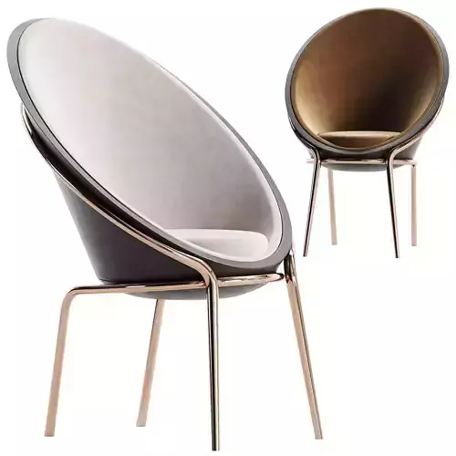 LONGJING dining chair 3D model