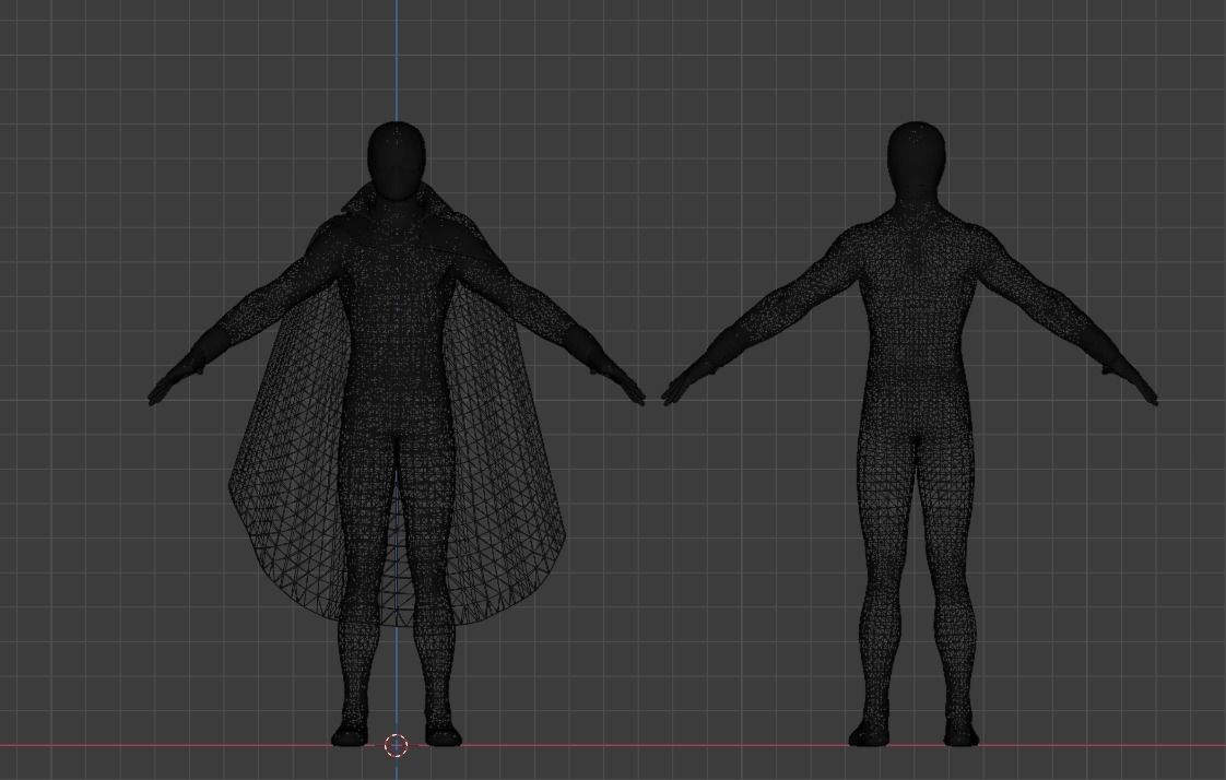 Zombie Hunter Spider-Man Low-poly 3D model_2