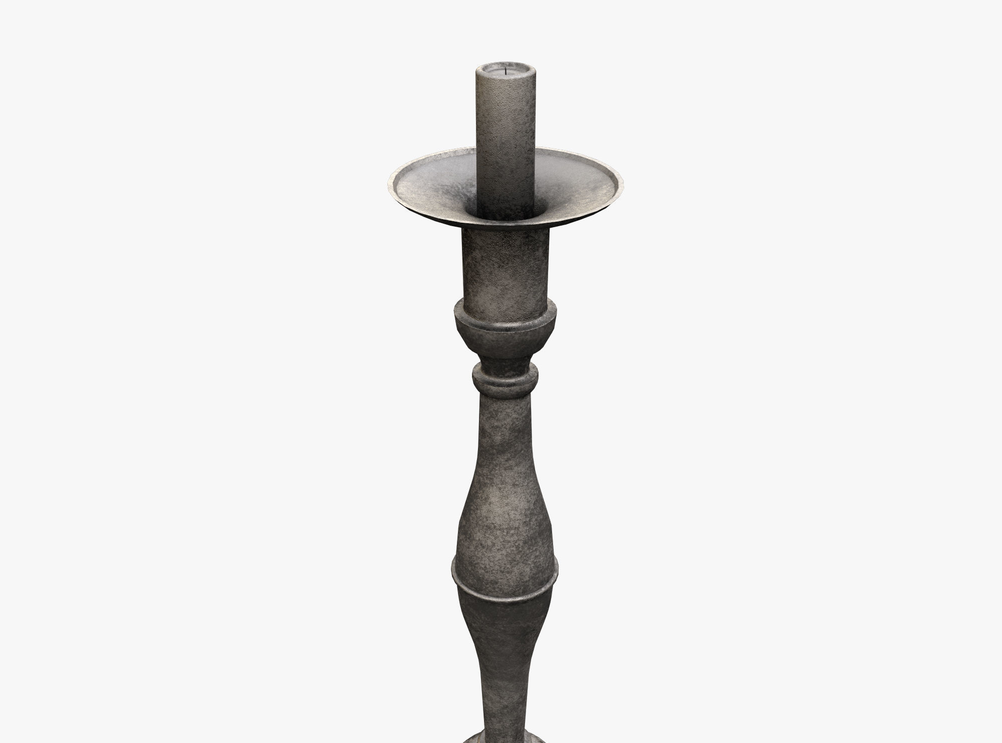 Candle Holder  Low-poly 3D model_1