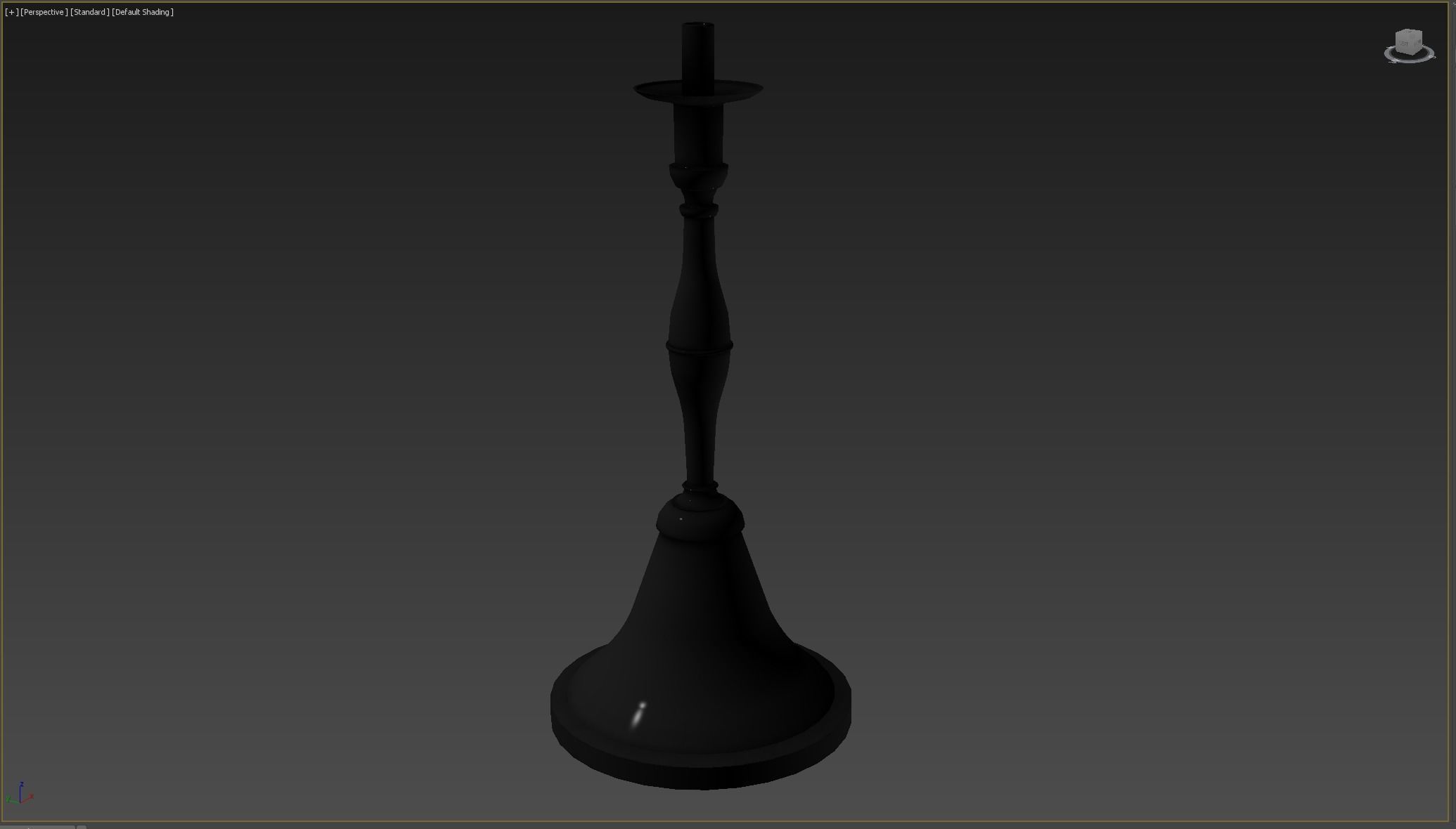 Candle Holder  Low-poly 3D model_6
