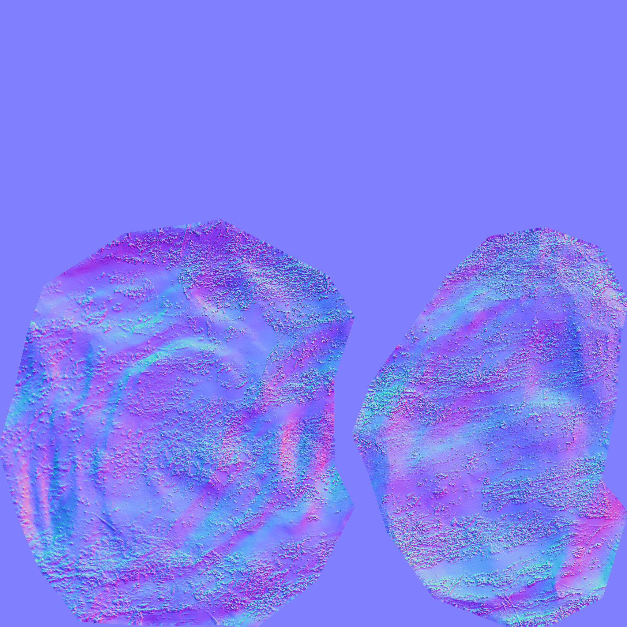 3 rock types Low-poly 3D model_20