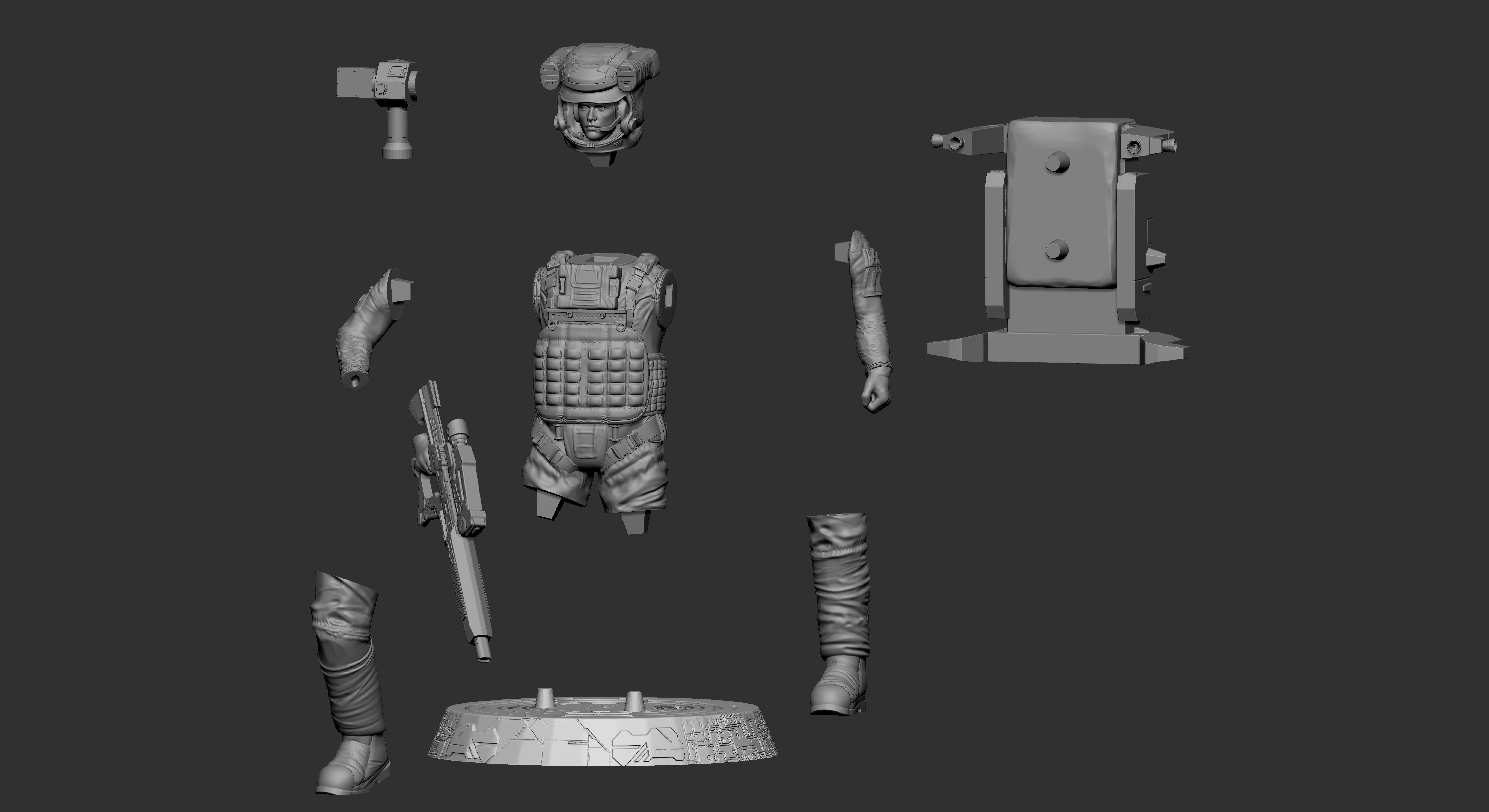 Boundary Astroperator 3D print model_6