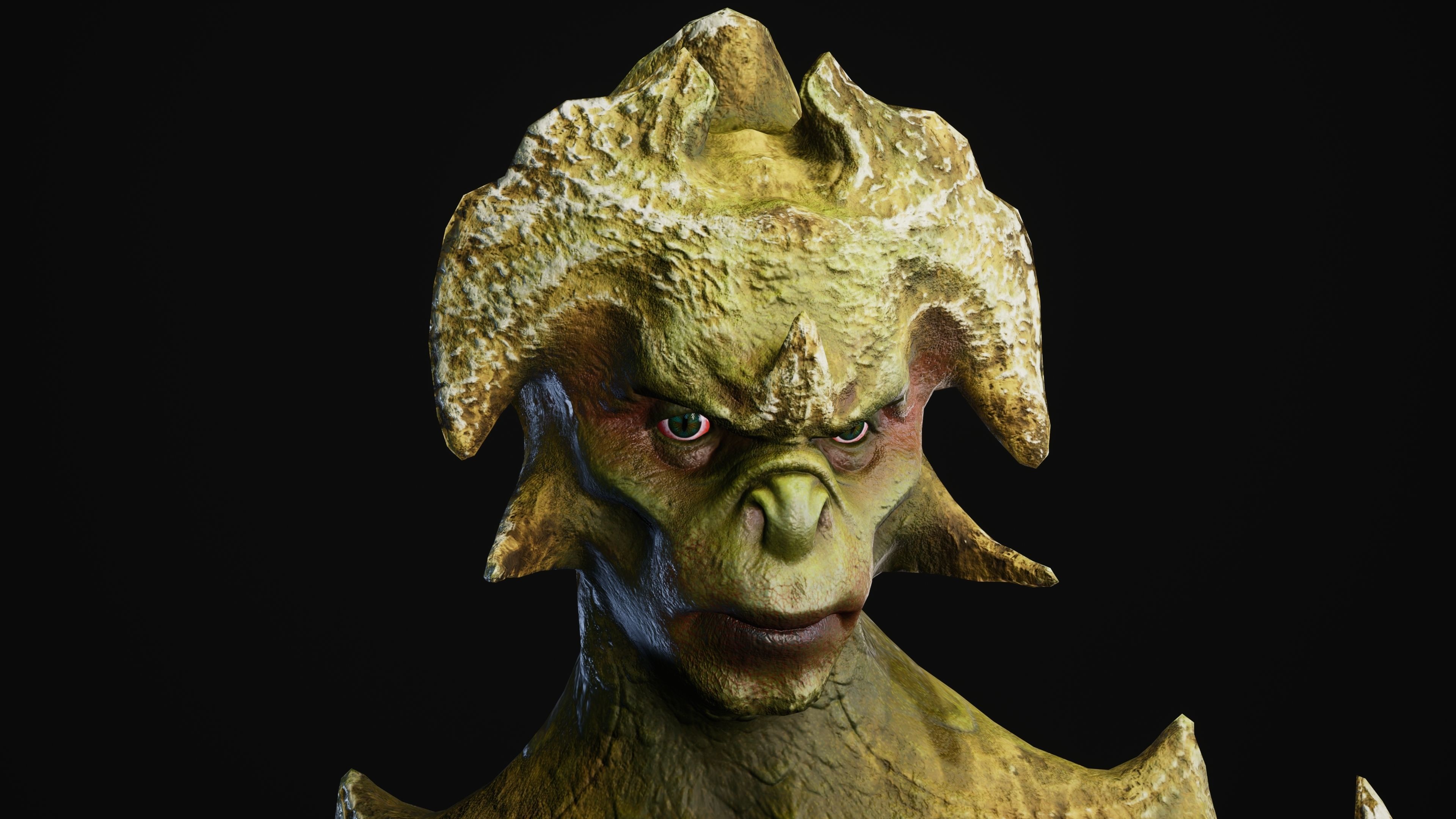 Mutant Vacho Low-poly 3D model_51